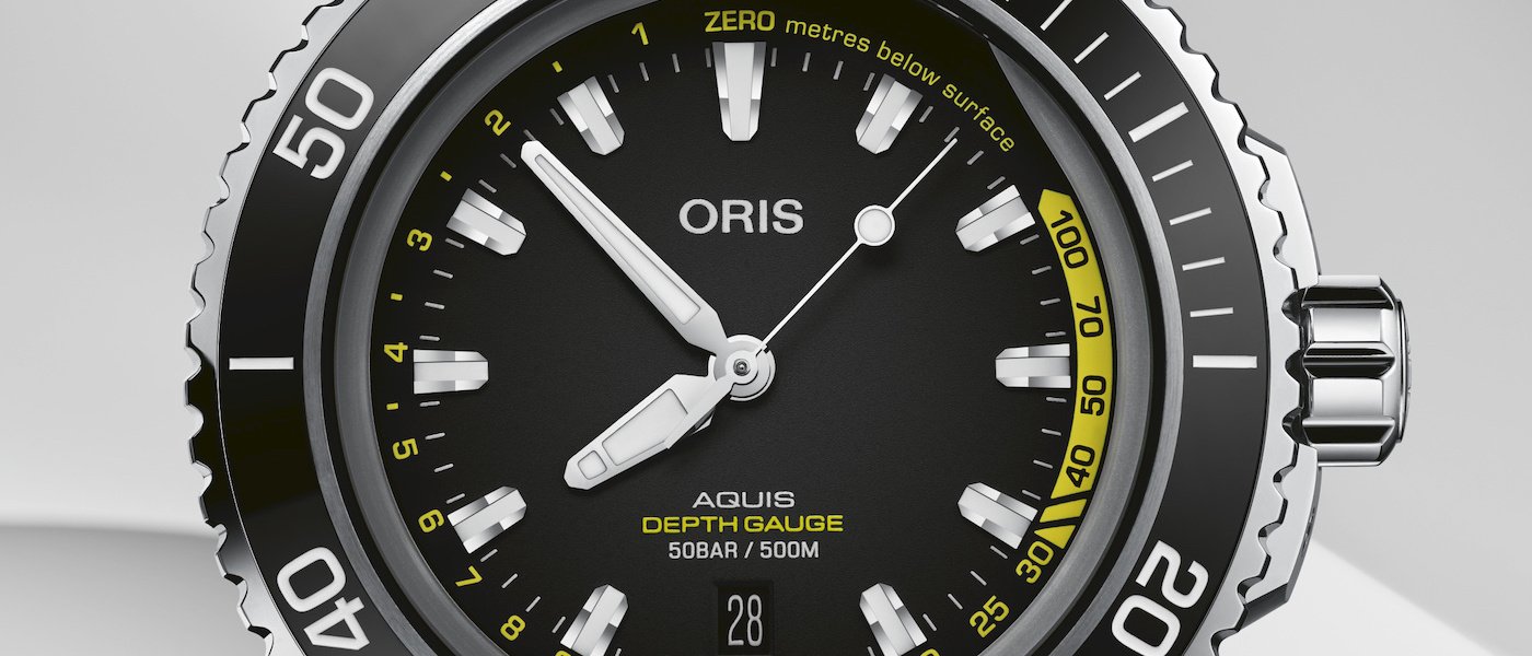 Oris: back into the deep with the Aquis Depth Gauge