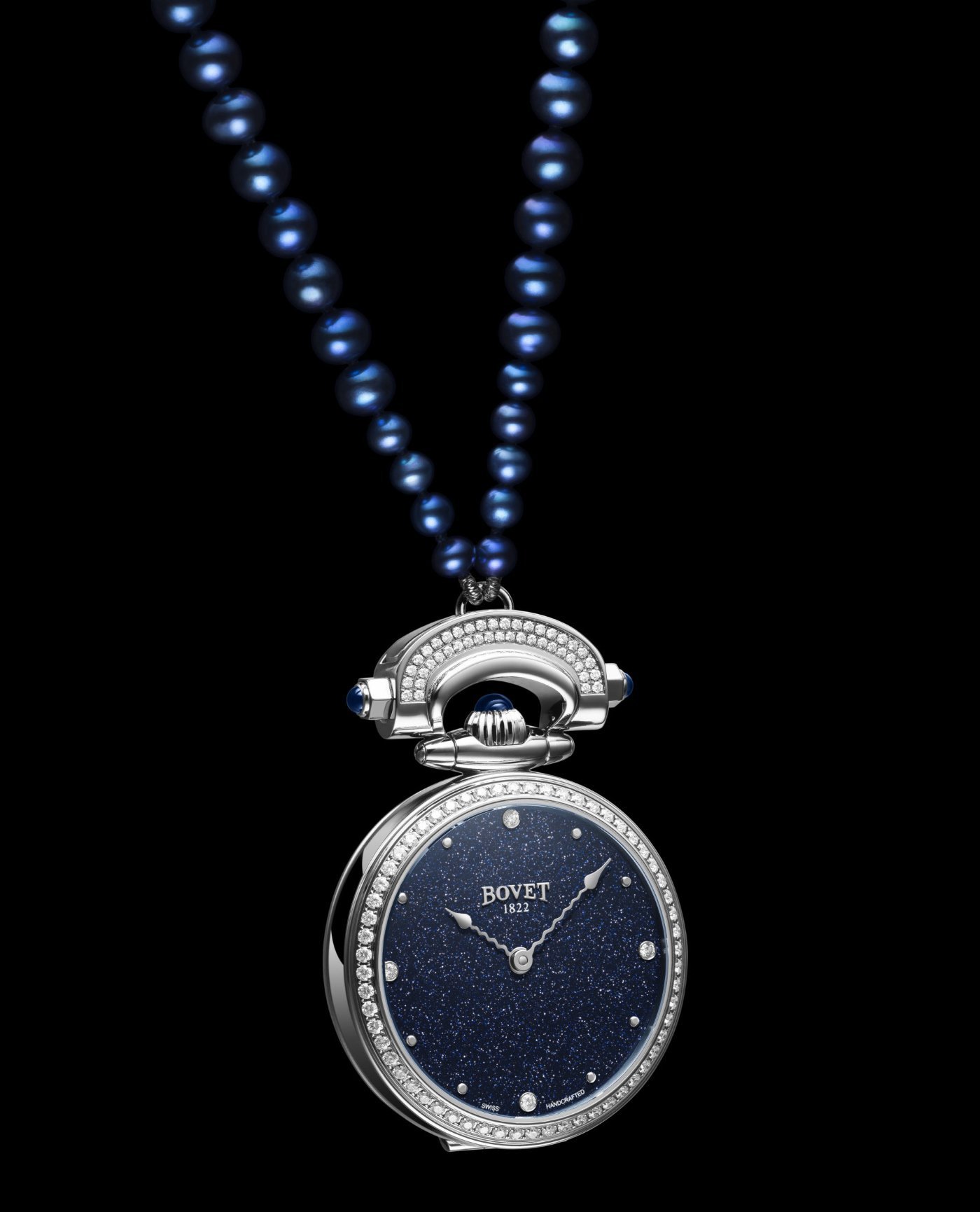 Bovet: a new Miss Audrey in blue aventurine