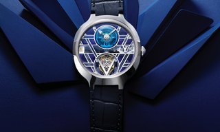 Louis Vuitton Voyager Flying Tourbillon “Poinçon de Genève” Plique-à-jour