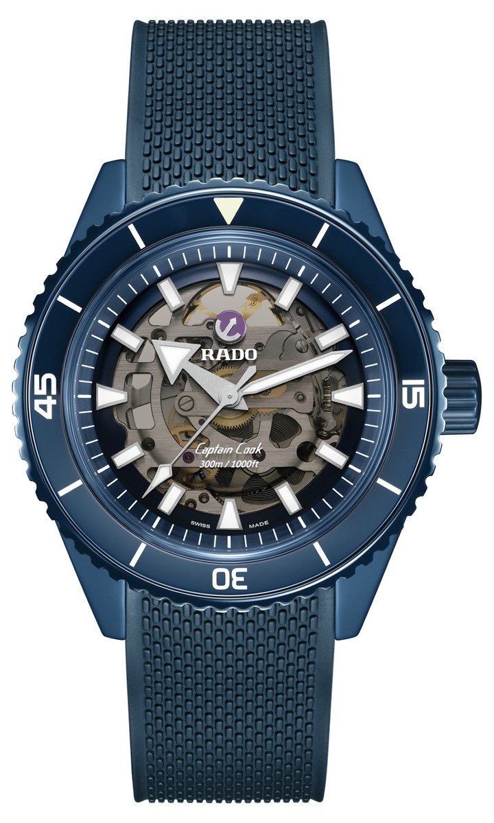 Rado adds shades of blue to its two favourite skeletons