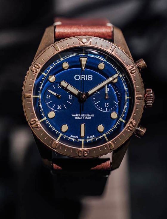 Oris Releases Special Carl Brashear Chronograph in Bronze