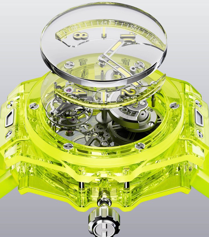 Hublot Big Bang Tourbillon Automatic Neon Yellow SAXEM