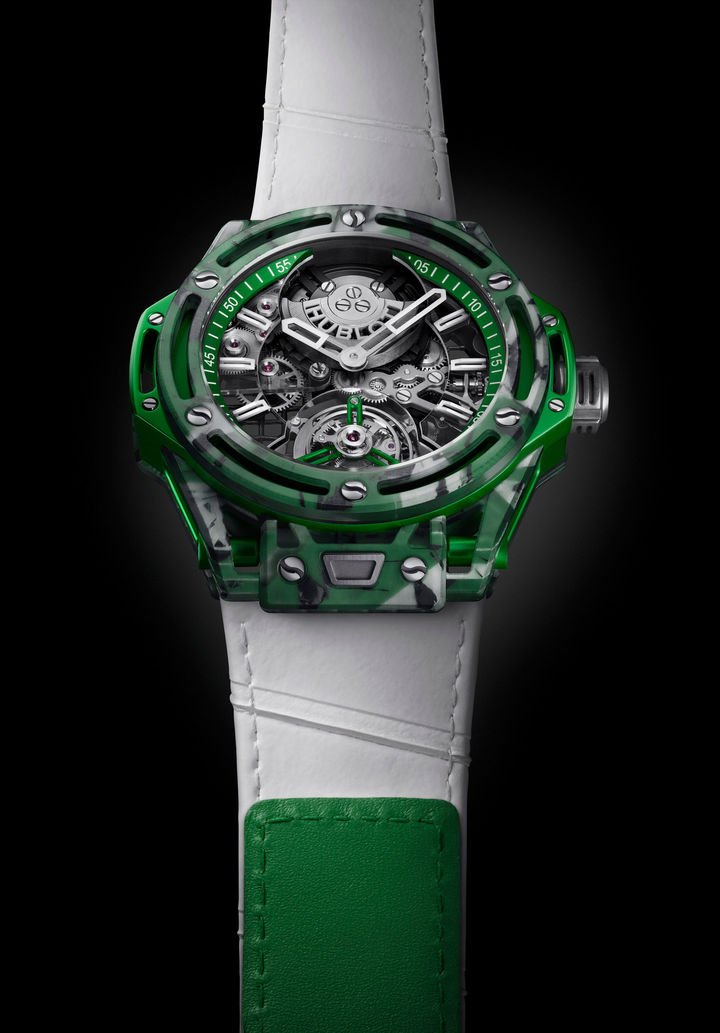 Hublot pays tribute to Novak Djokovic's 101 tournament victories