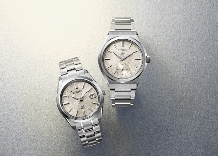 Last year, for the 30th anniversary of the high-end The Citizen line, created in 1995, the brand introduced several limited editions equipped respectively with the Eco-Drive A060 movement (accuracy ±5 seconds per year) and the mechanical Caliber 0200 (−3/+5 seconds per day).