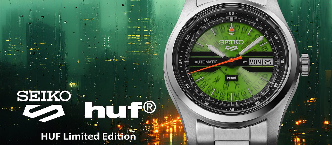 Seiko 5 Sports introduces a limited-edition collaboration model with HUF