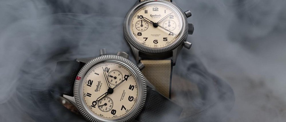 Hanhart 417 TI Desert Pilot: “TI” for titanium