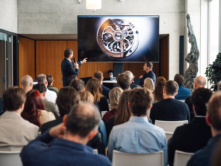 Corum's official relaunch took place on April 1, 2026, at its historic headquarters in La Chaux-de-Fonds.