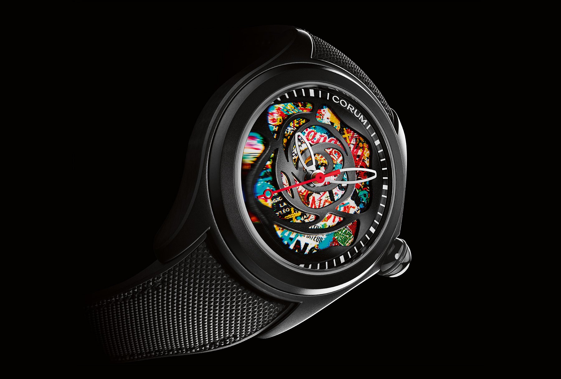 Corum Bubble x Aiiroh: art on the wrist