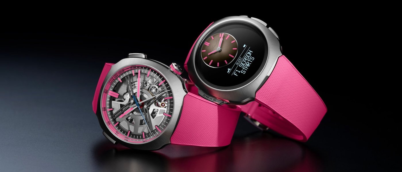 H. Moser & Cie Streamliner Alpine Drivers & Mechanics Pink Editions