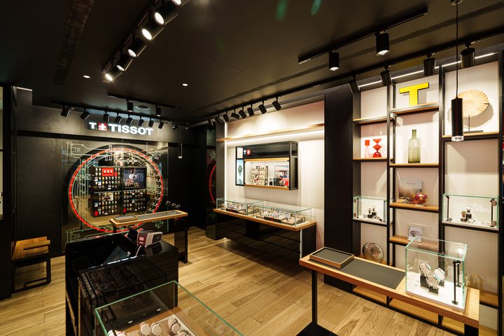 The new Tissot store on Zurich's Bahnhofstrasse