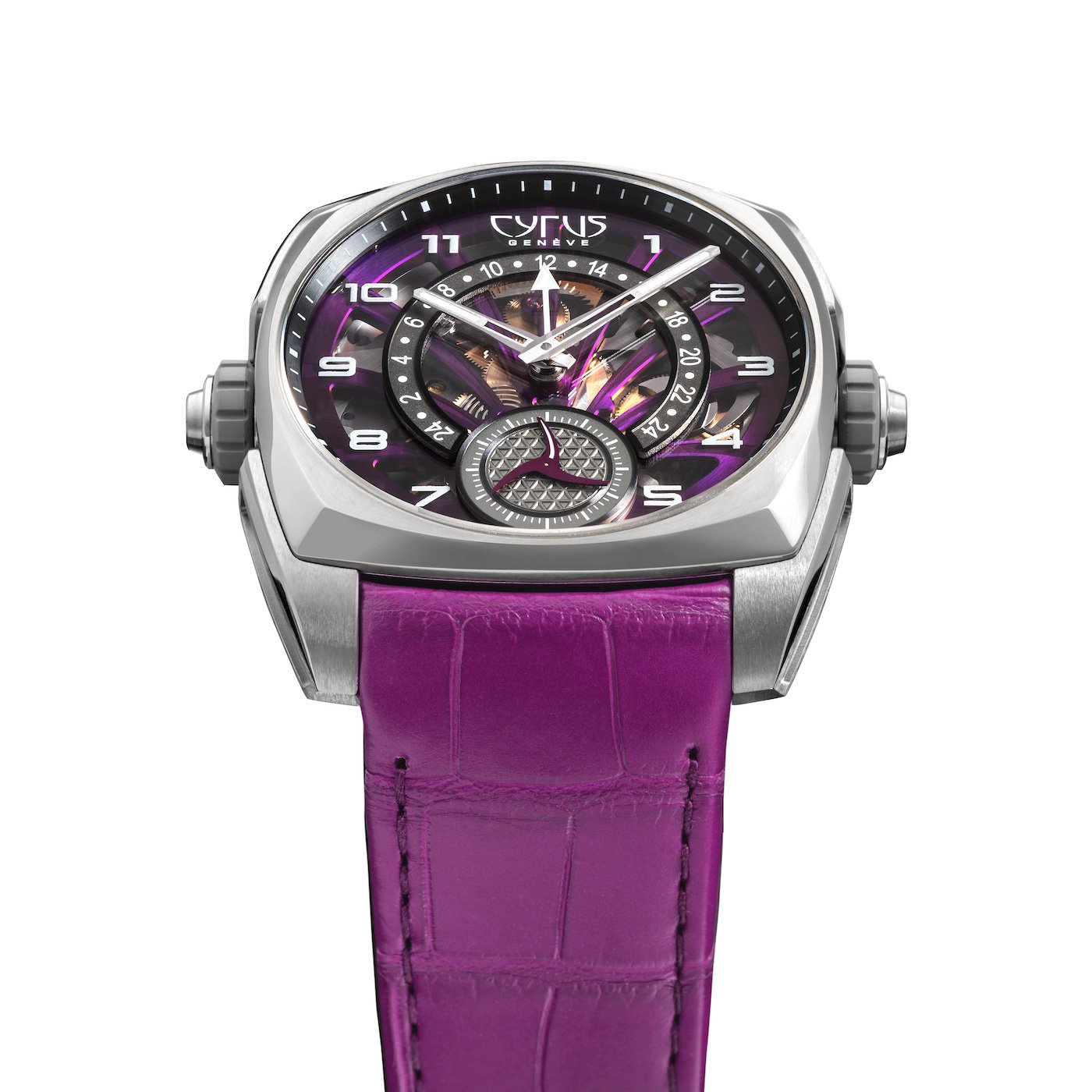 Cyrus Genève adds the Klepcys GMT Retrograde Royal Purple edition