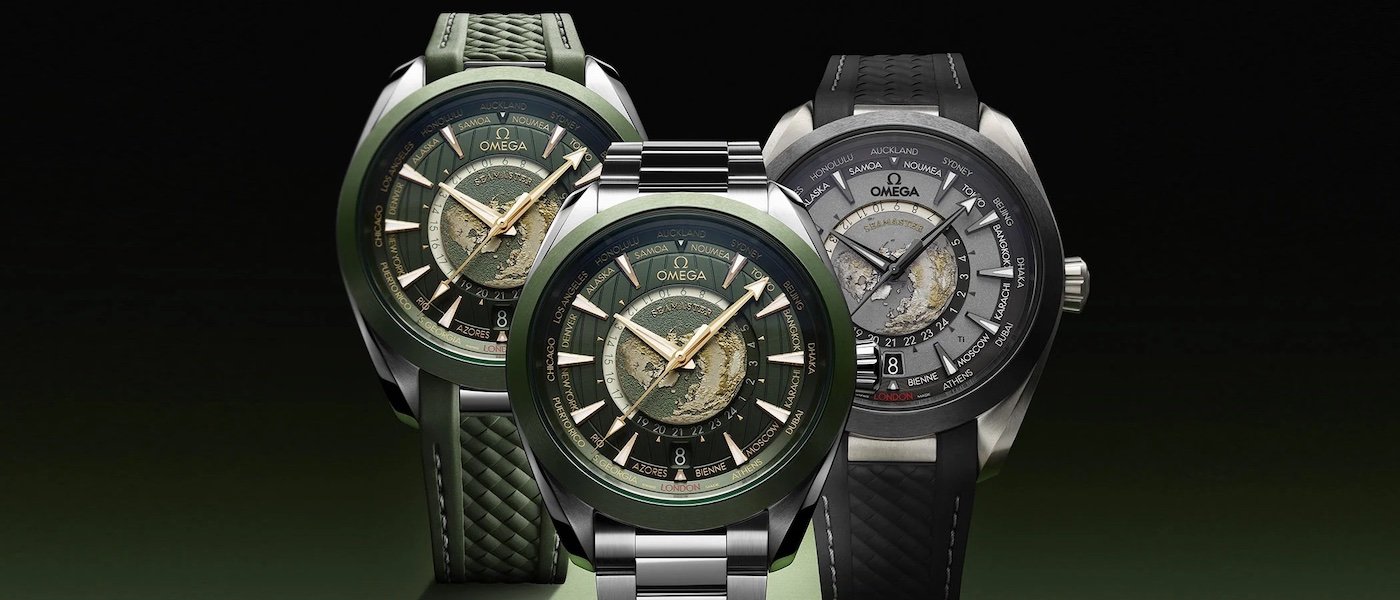 Omega unveils a trio of new Seamaster Aqua Terra Worldtimers