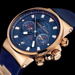 Ulysse Nardin Blue Seal Edition limitée - Chronographe Maxi Marine