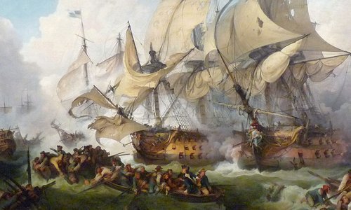 Who fired first, the French or the English?