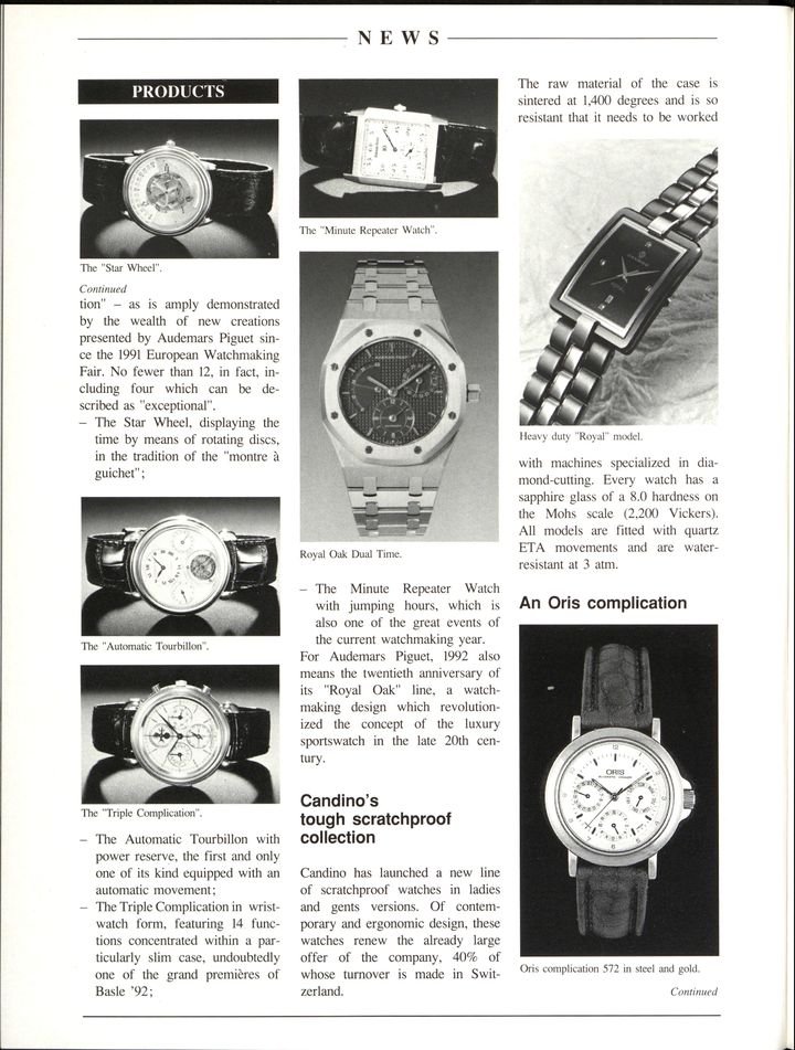 An iconic watch in Europa Star's archives: the Royal Oak