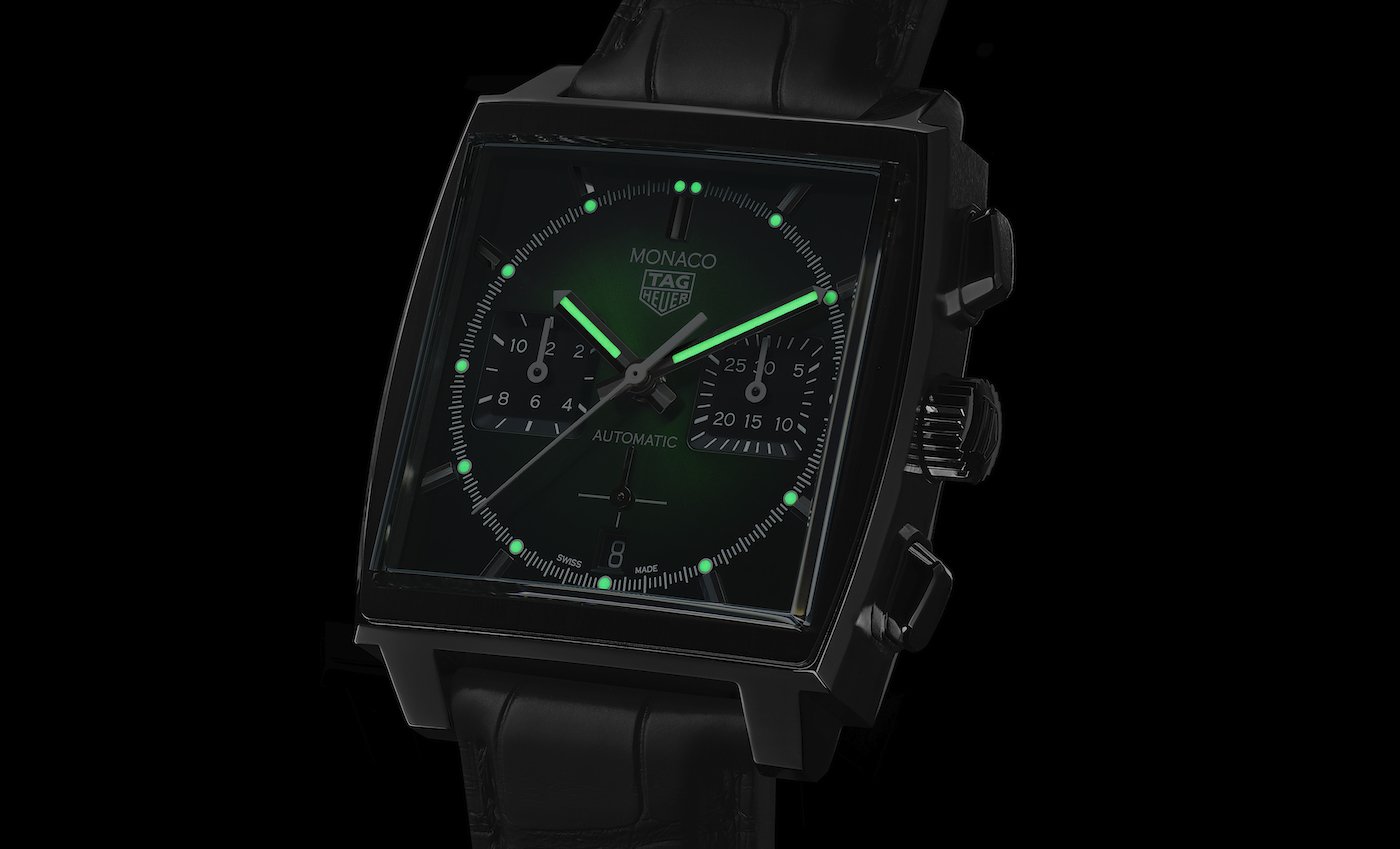 TAG Heuer introduces a Monaco with green dial 