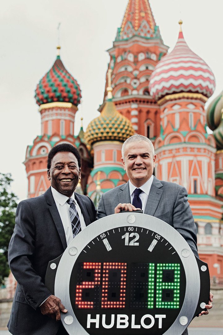 Pele and Hublot's Ricardo Guadalupe