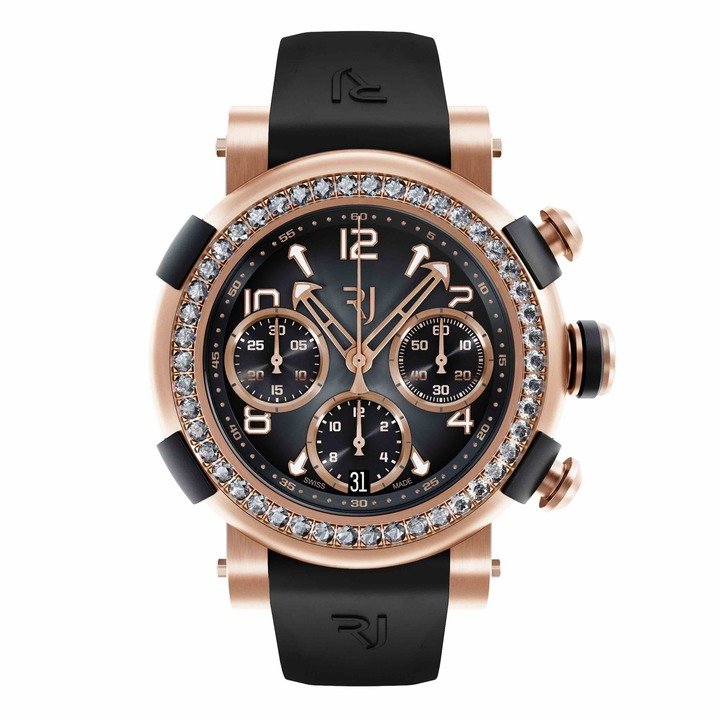 Arraw Chronograph Gold diamonds