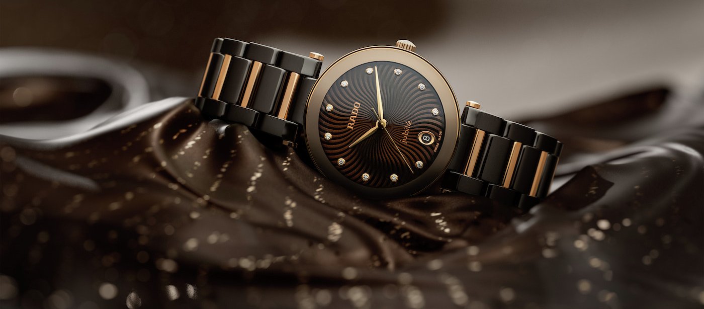 Rado's latest LaCoupole jewellery watch features full-face sapphire crystal