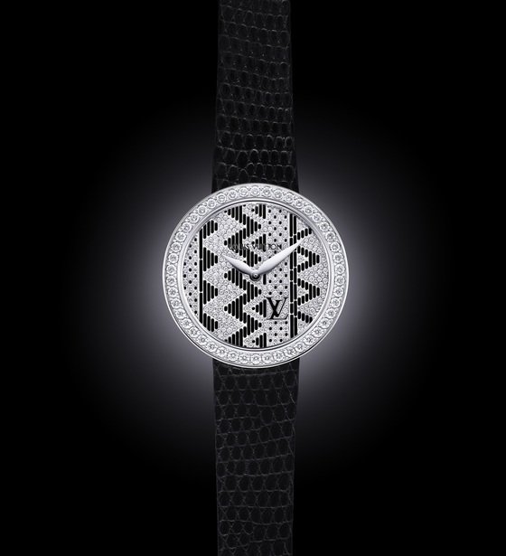 The ladies watch of the day: Louis Vuitton Chevron Jewellery Watch