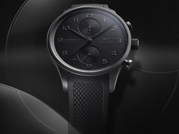Dark mode: IWC Schaffhausen presents the Portugieser Chronograph Ceratanium