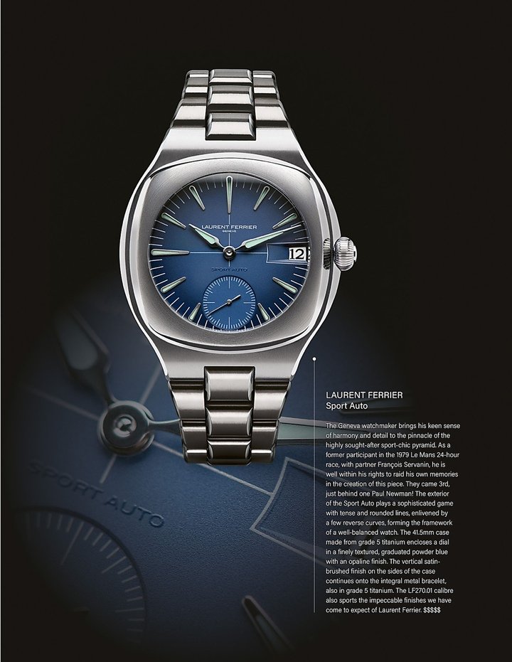 Everything watch buyers wanted, the Sport Auto marked a turning-point for Laurent Ferrier.