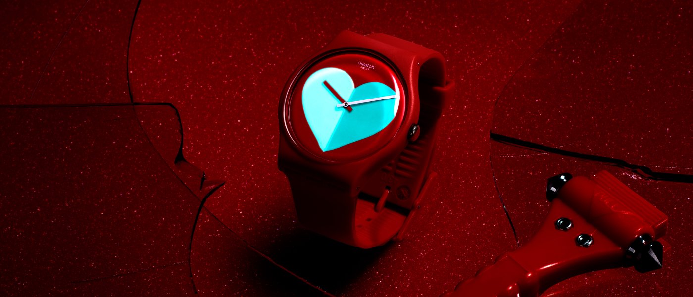 Swatch's new take on Valentine's Day