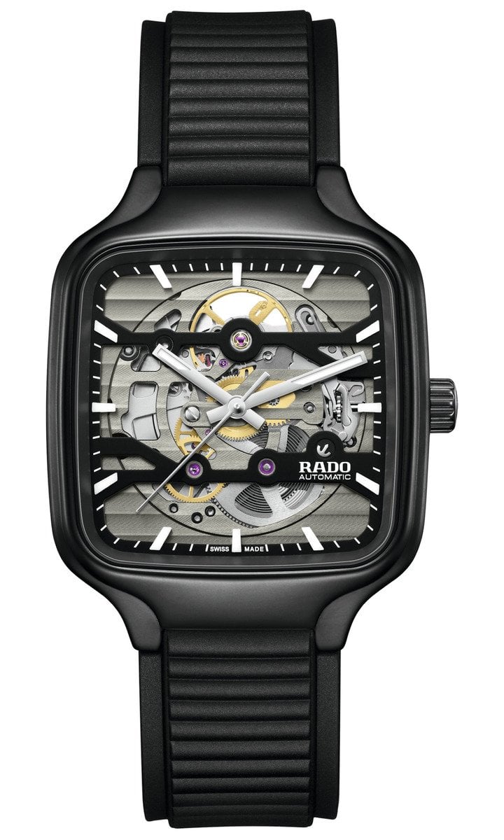 New trio of the Rado True Square Skeleton