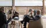A lakeside conversation with the Meylan family